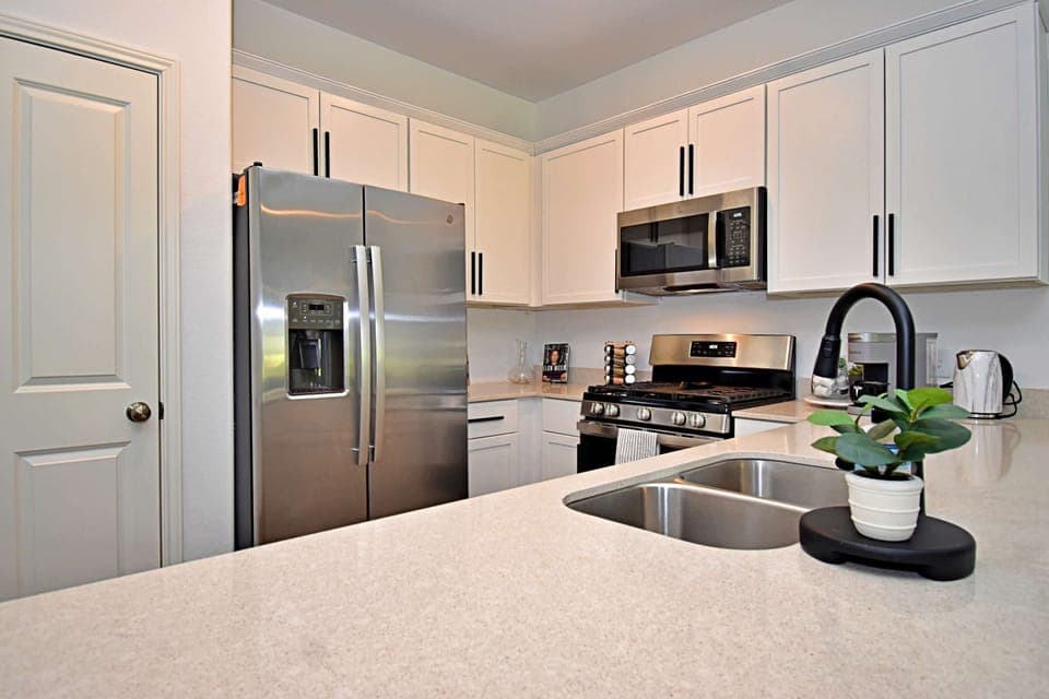 Kitchen is equipped with all your cooking needs