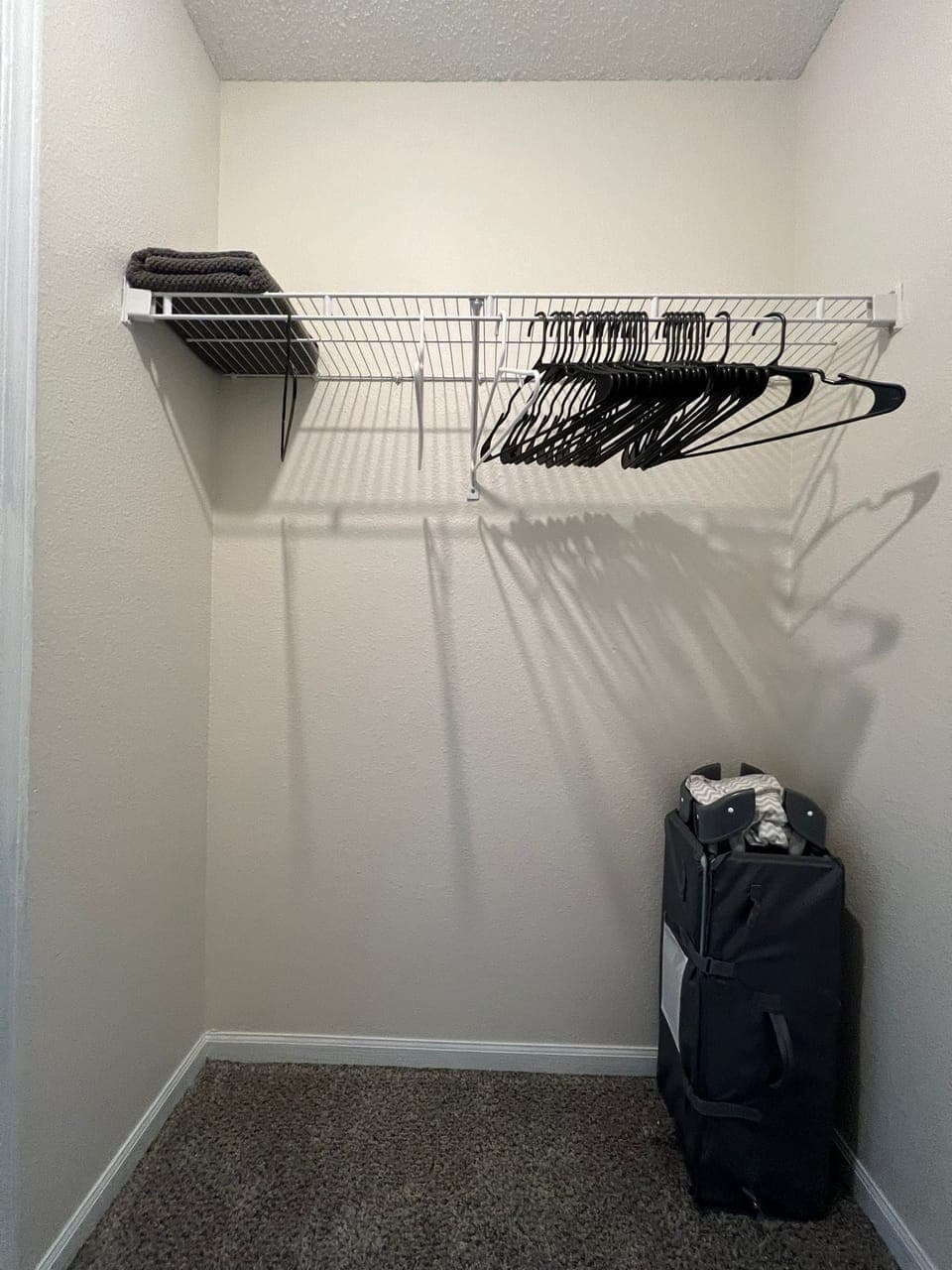 Travel crib in unit