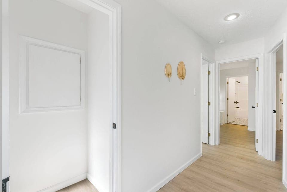 The second floor offers 3 comfy bedrooms