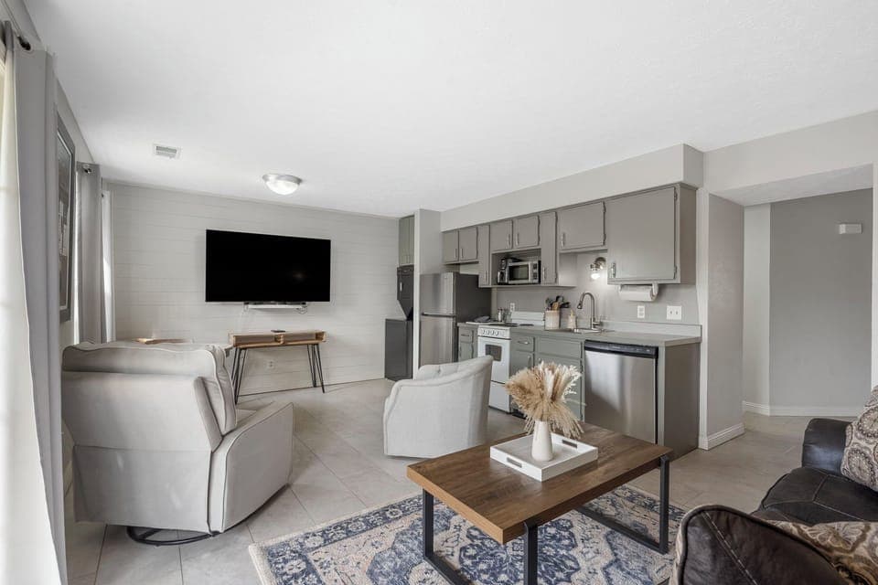 Enjoy updated finishes while relaxing with your favorite movies and shows -  both Cable and Streaming available!