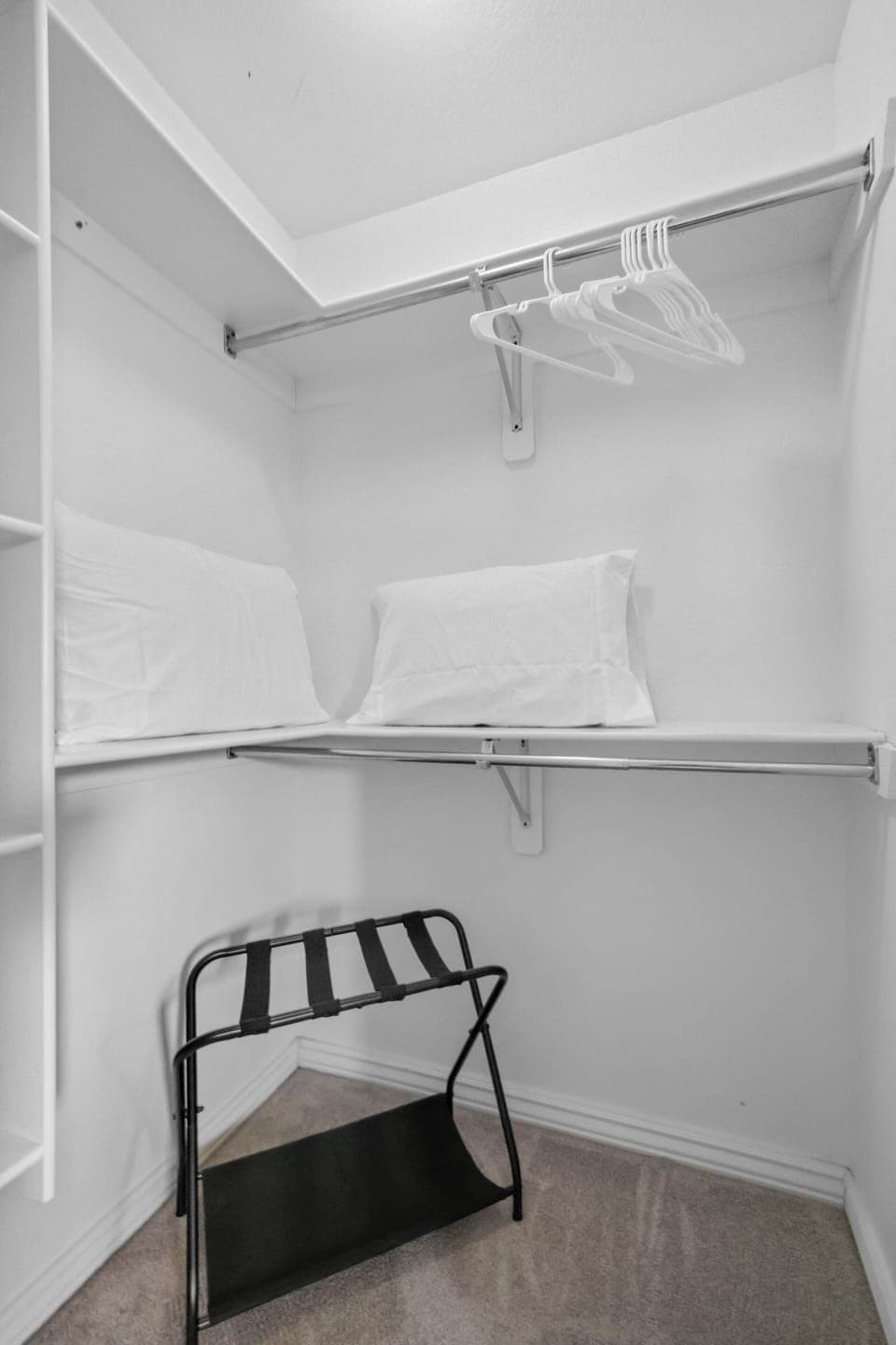 Primary walk in closet!