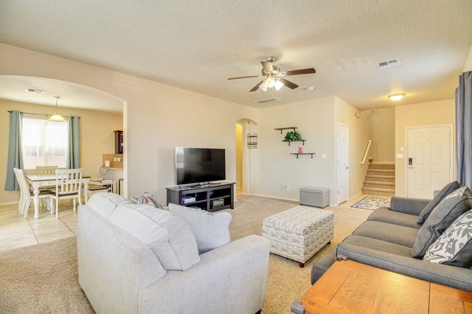 Albuquerque Vacation Rental | 3BR | 2.5BA | 1,997 Sq Ft | Stairs Required