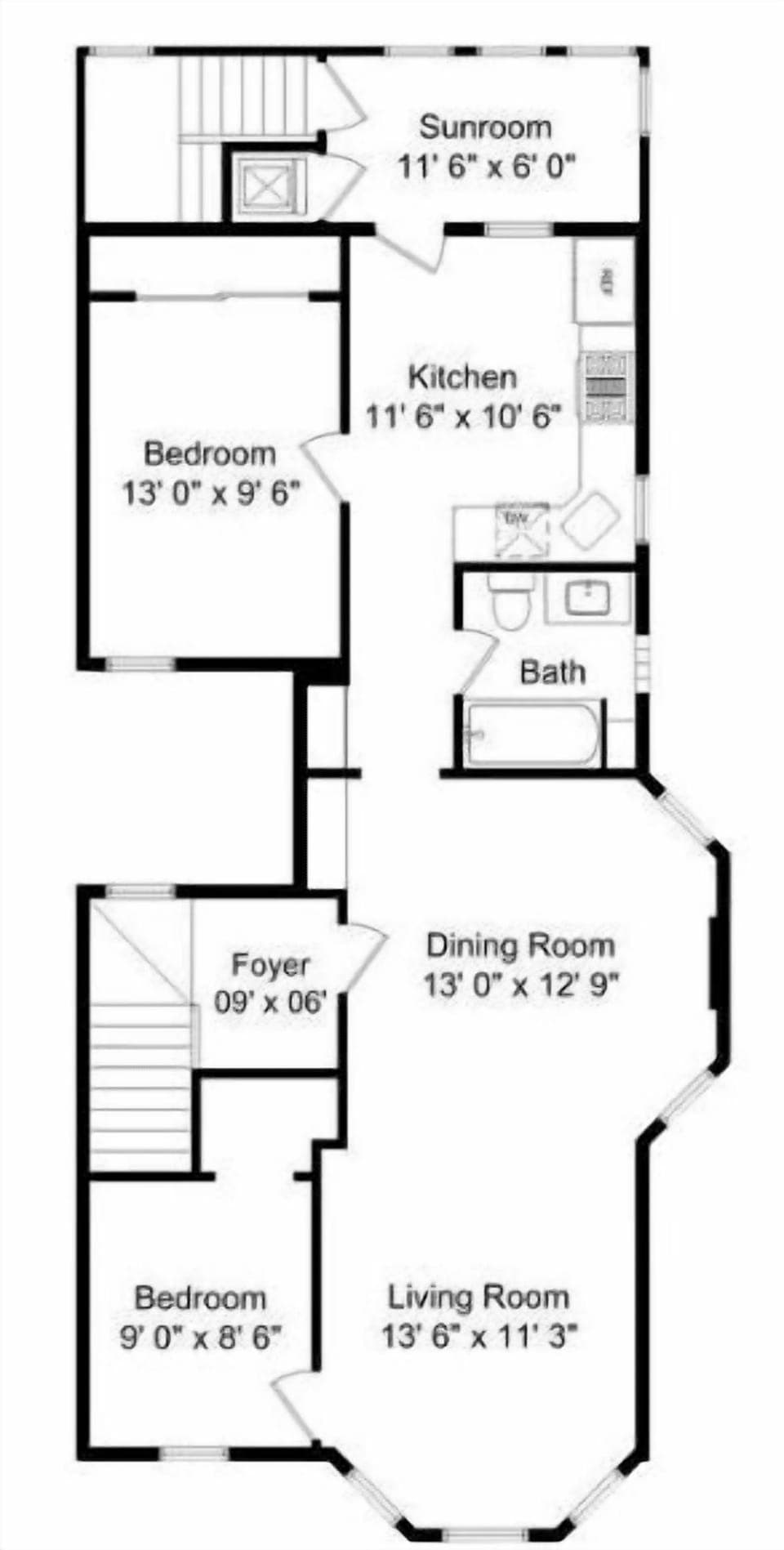 Floor plan for your stay.