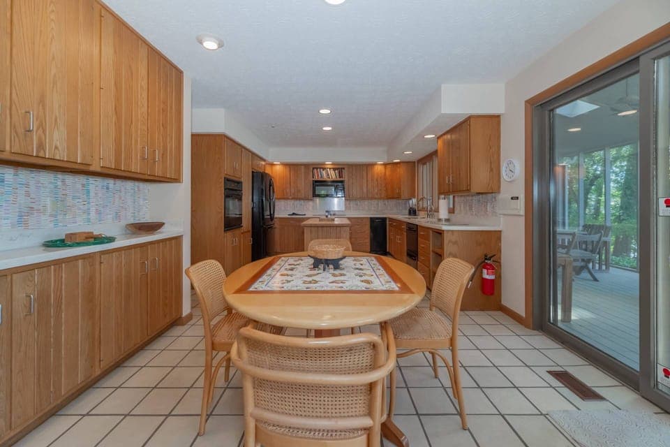 The kitchen comes fully equipped with everything to make delicious family meals
