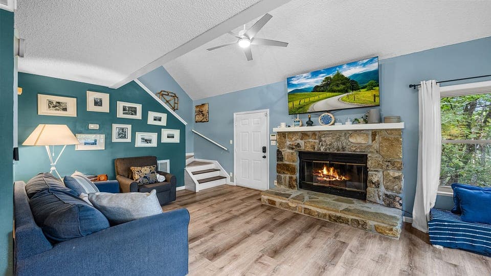 Chalet Fireplace Gatlinburg