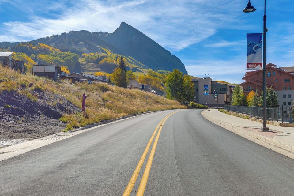Road to Village & Slopes