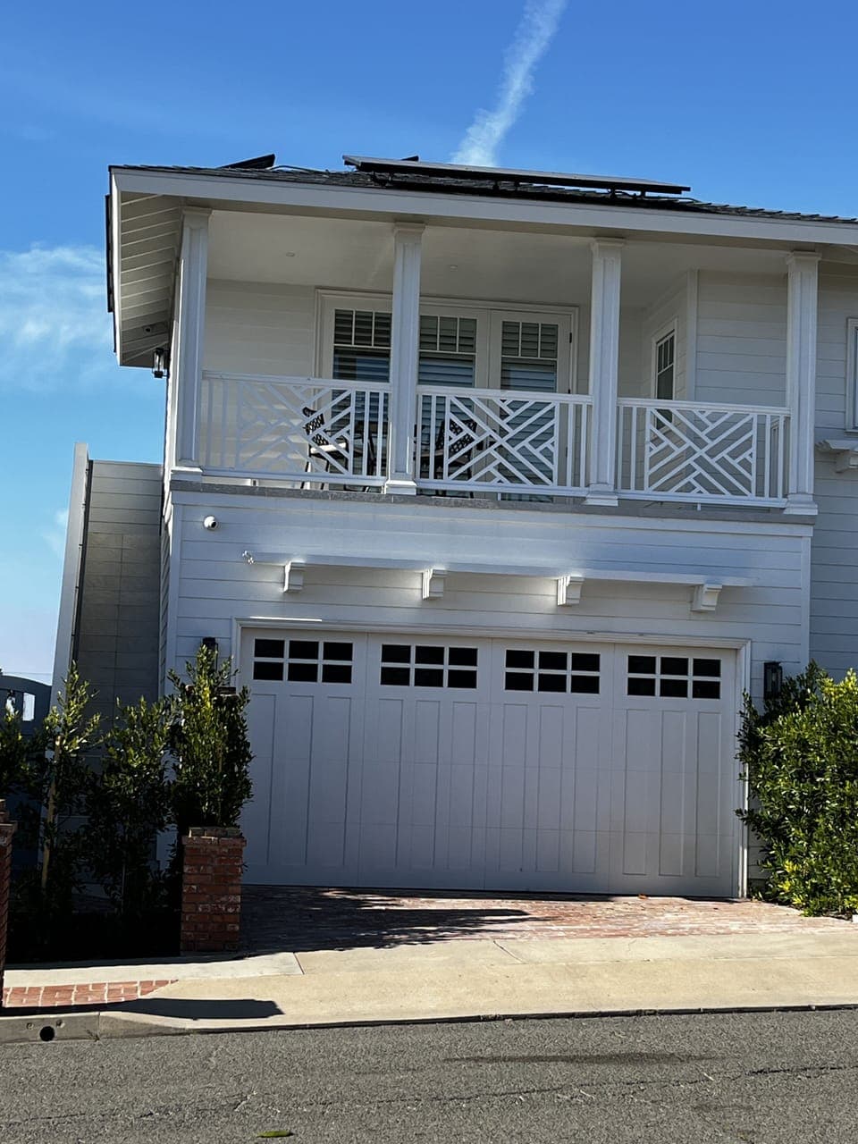 Studio is located upstairs.