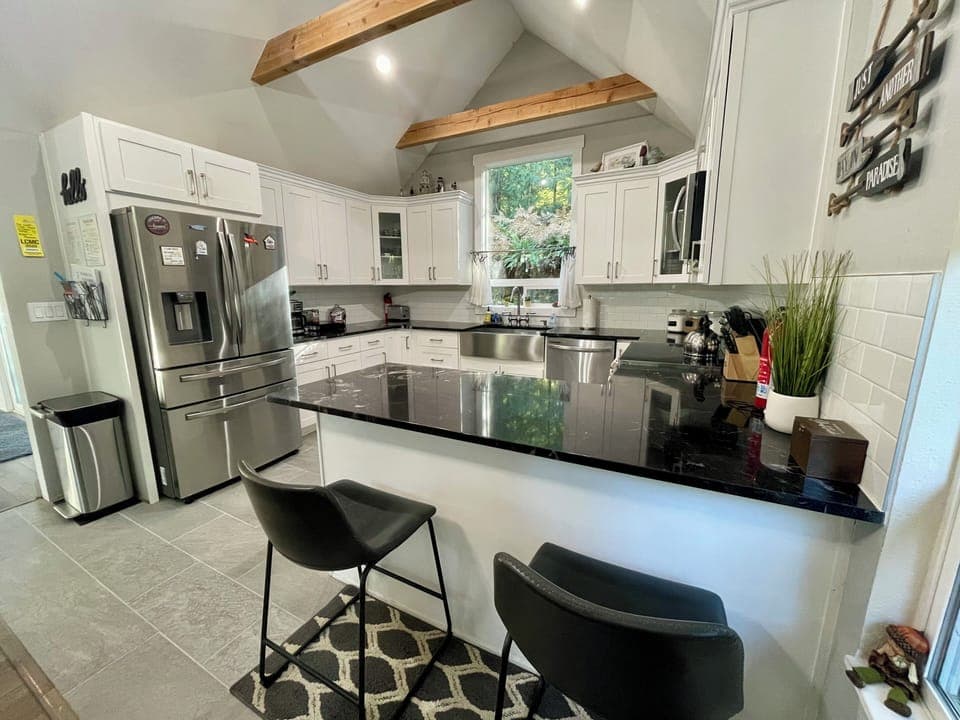 Fully loaded kitchen.