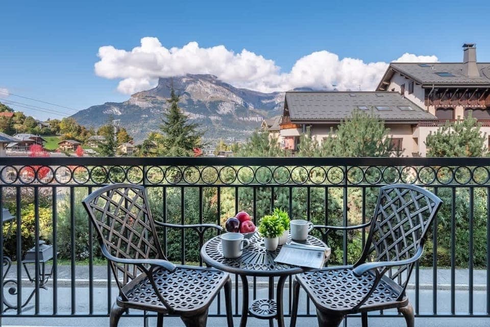 Balcony looking towards the centre of Saint Gervais