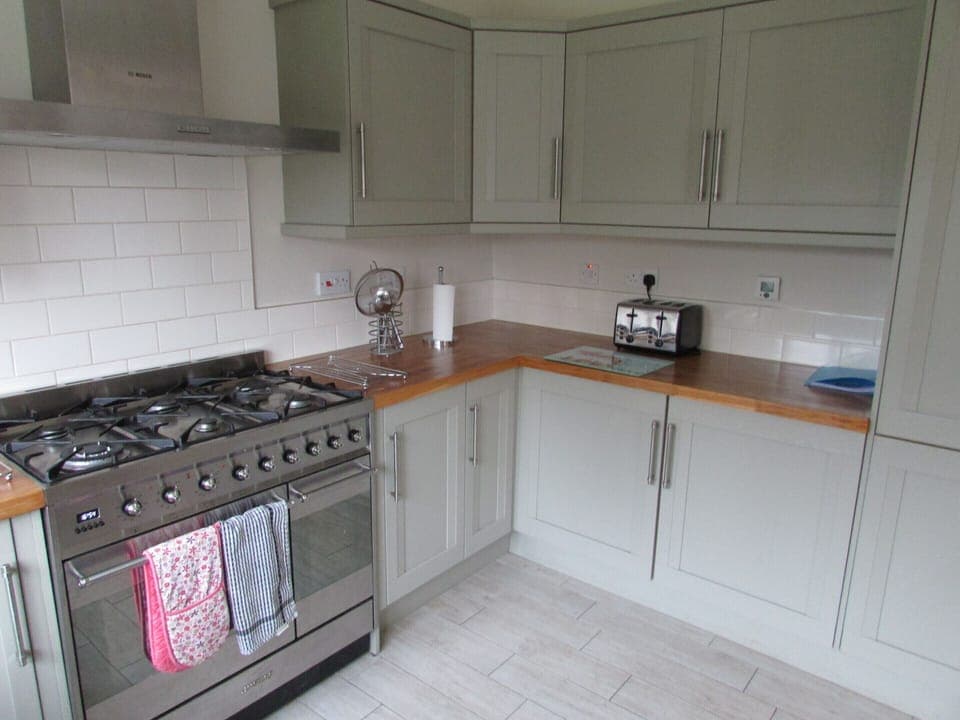 Ample storage in the kitchen