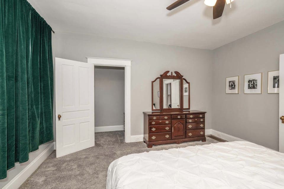 Bedroom with king bed