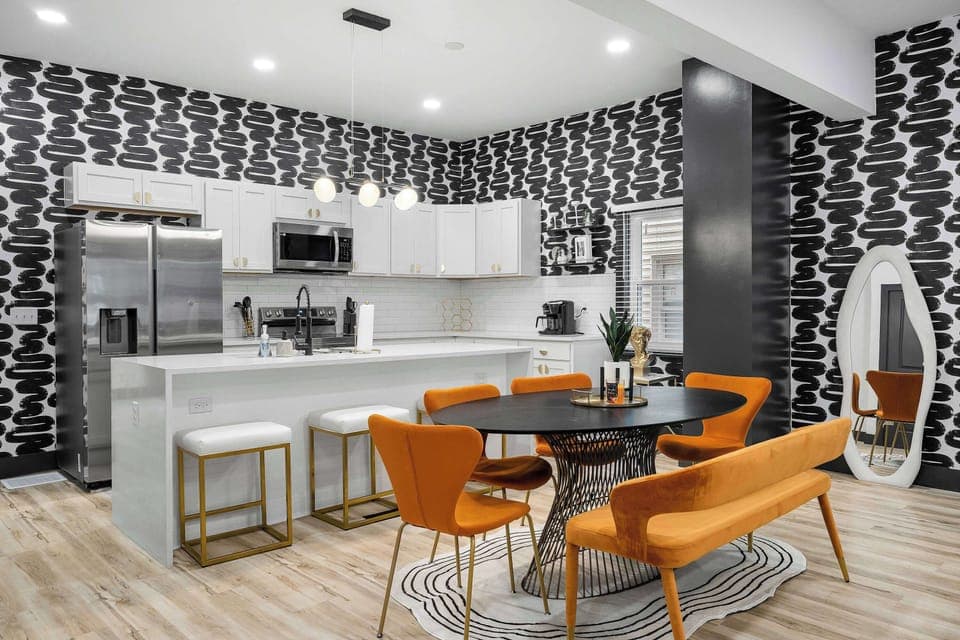 Enjoy the open modern living spaces