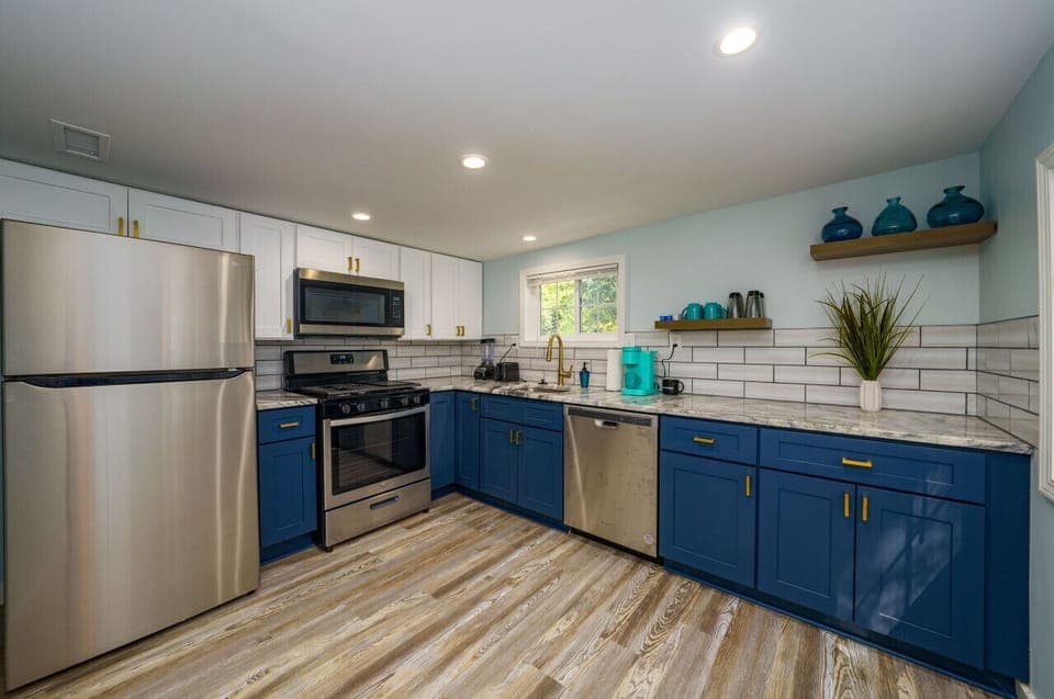 Discover the art of cooking in a sleek, contemporary kitchen designed for luxury living.