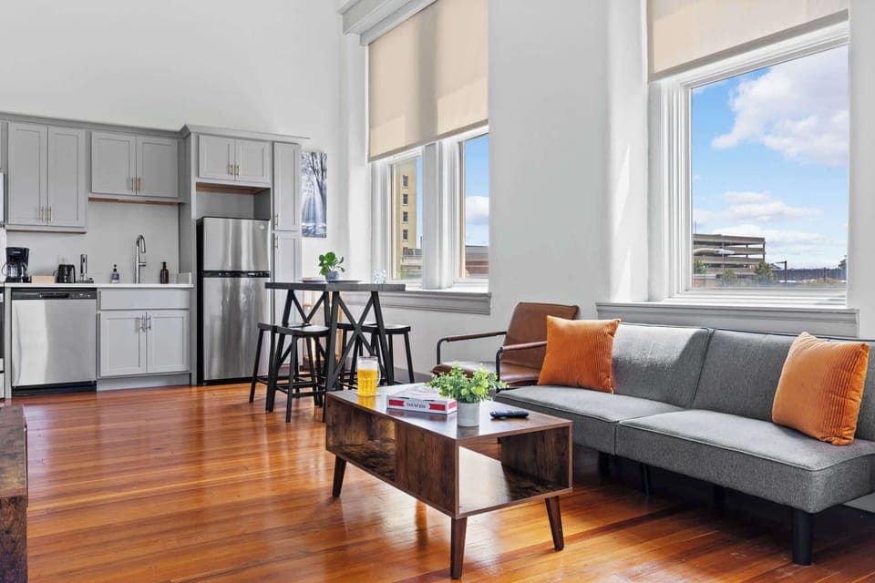 Living Room: Feel at home at Myers Lofts!