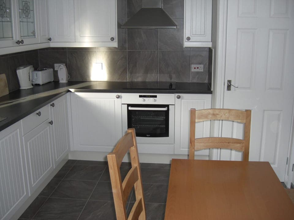 Kitchen and dining area