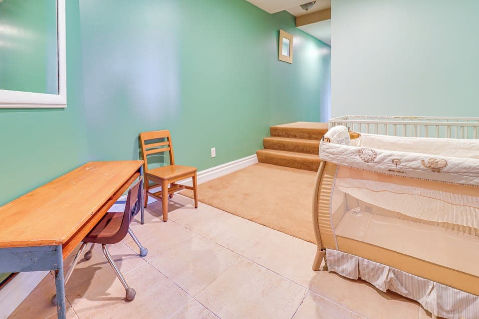Bonus Room | Lower Level | Portable Crib & Standard Crib