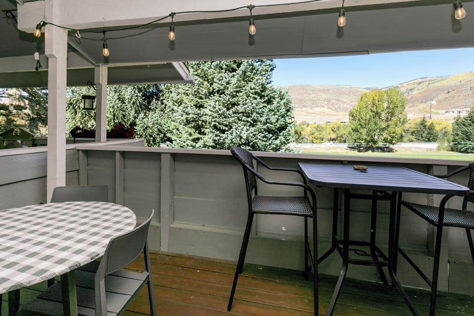 Patio off kitchen