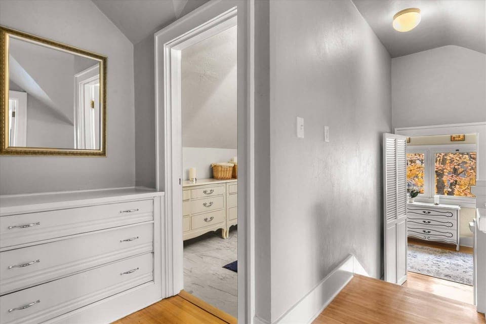 Stairs required to access all levels of home