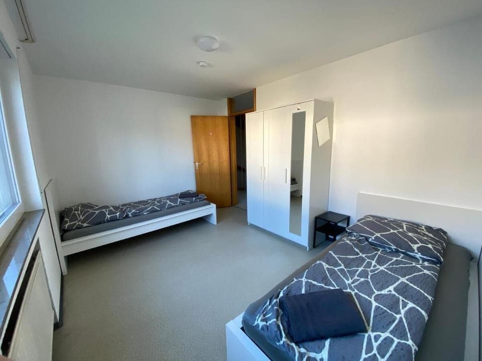 Bedroom 1 | 2 comfortable single beds and wardrobe