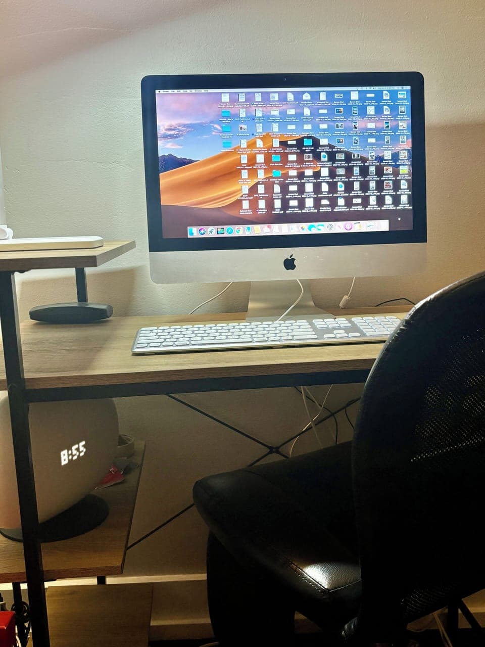 WFH desk with AT&T high speed internet. 