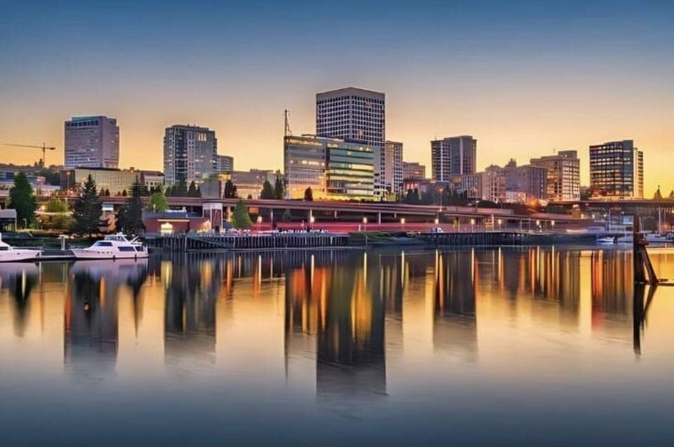 Capturing the essence of Tacoma, where the vibrant cityscape awaits you.