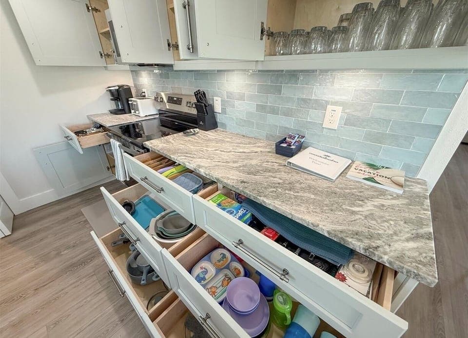 Stocked kitchen