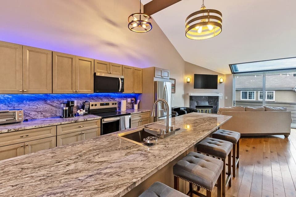 Kitchen to Open Living