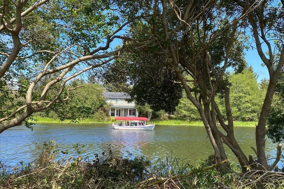 Wave to boats as they pass by!
