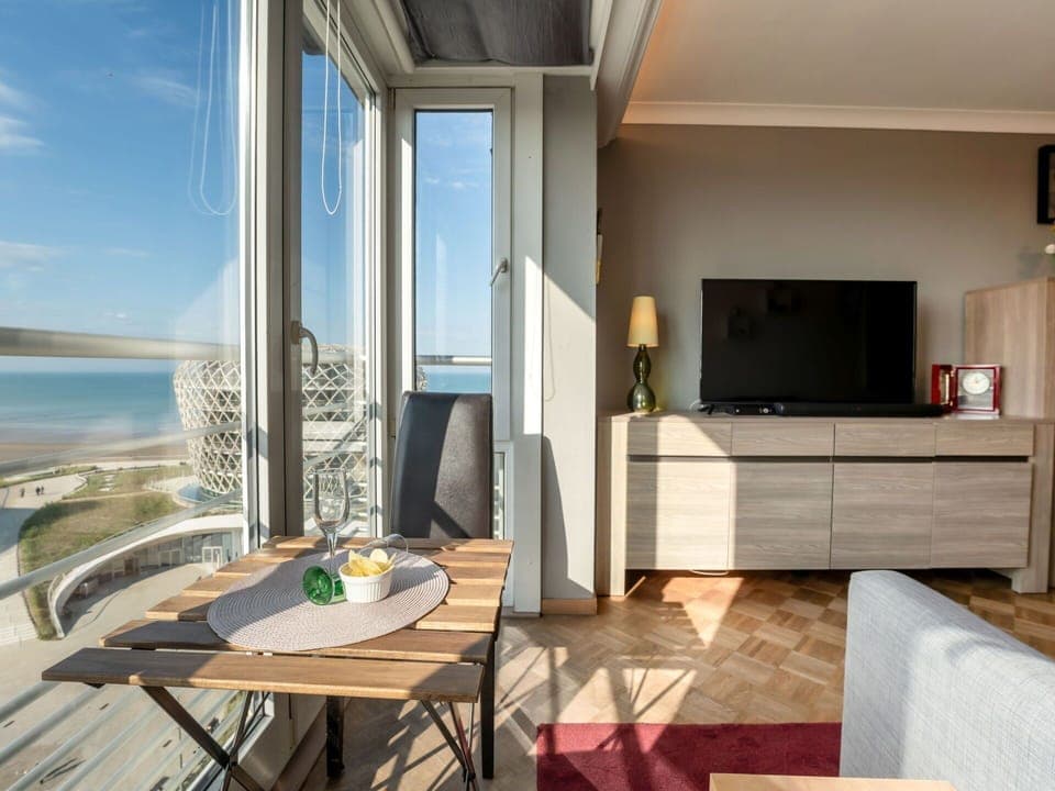 Furniture, Building, Property, Table, Azure, Comfort, Wood, Shade, Architecture, Water