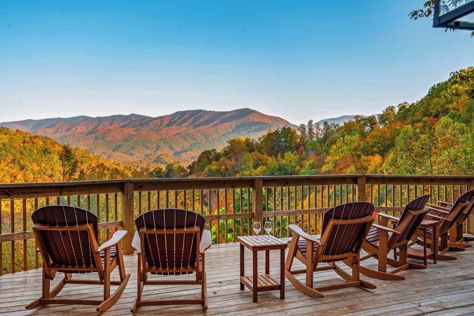 The fresh air and breathtaking views from our spacious deck never get old.