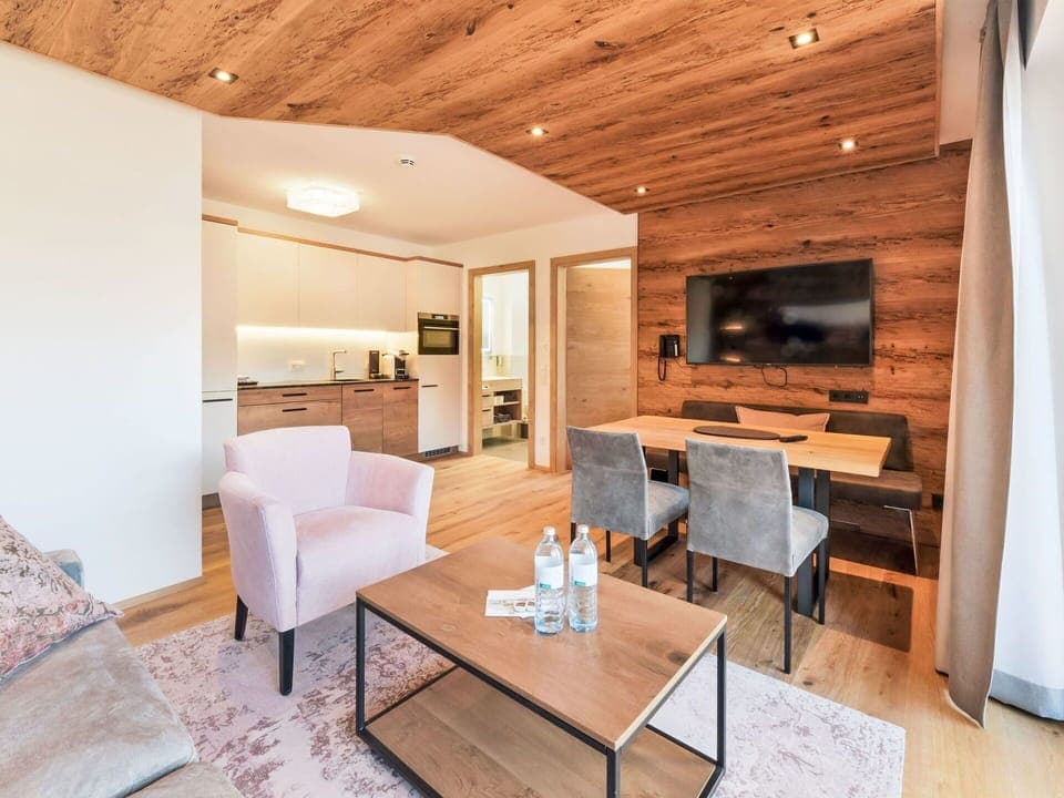 Wood, Interior Design, Ceiling, Wood Flooring, Hardwood, Plank, Living Room, Chair, Wood Stain, Lumber