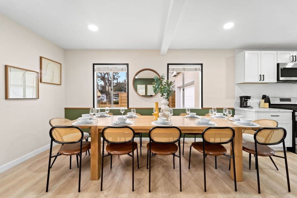 Bright and Stylish Dining Area