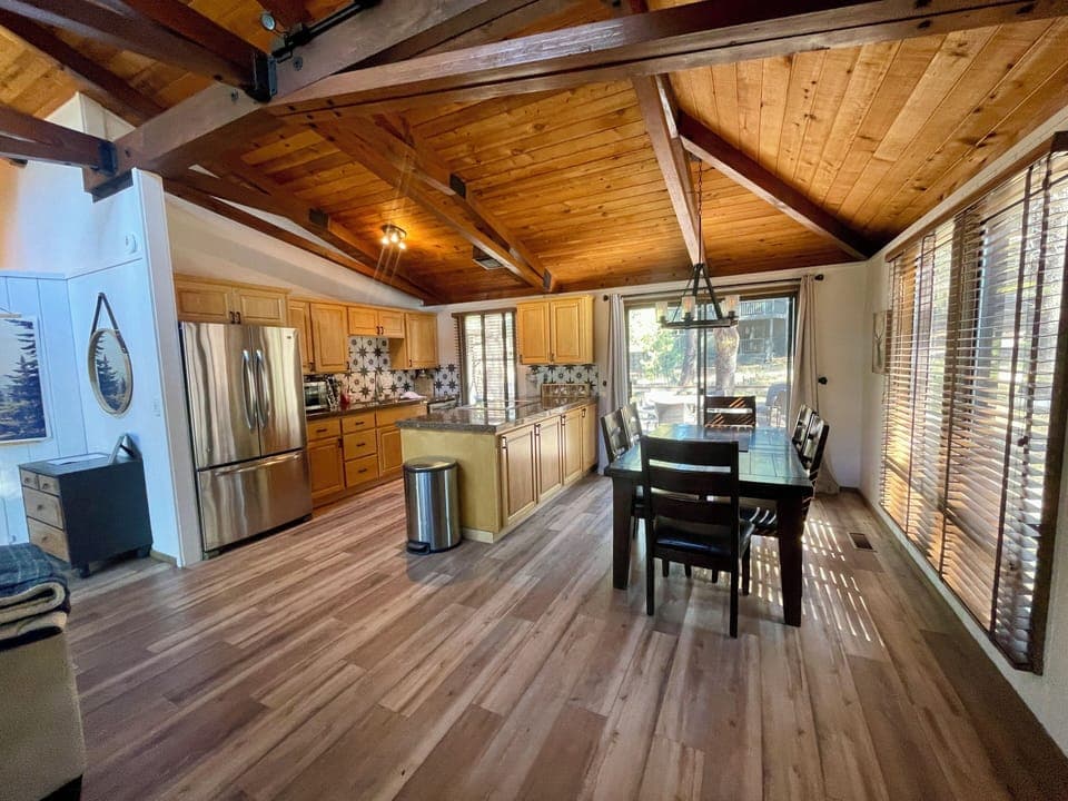 Kitchen and dining room