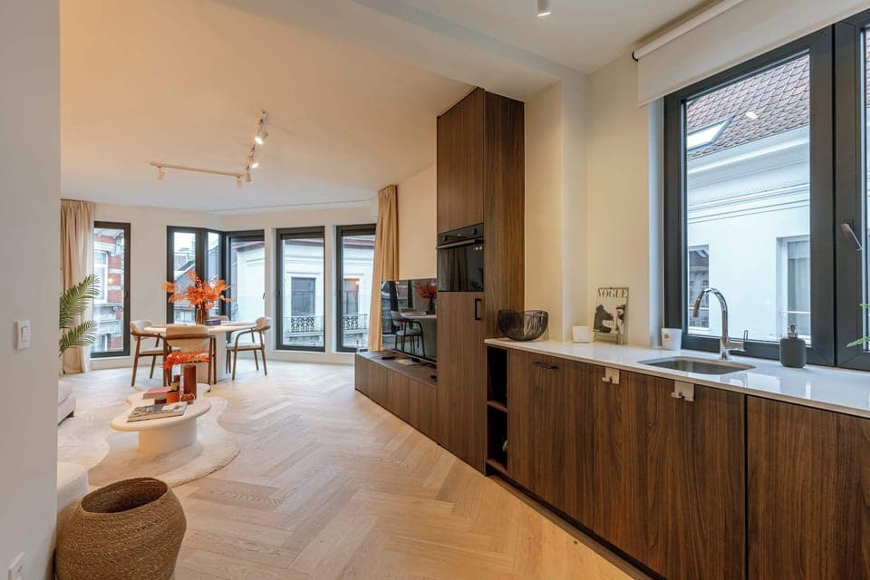 Cook a lovely meal in the contemporary open kitchen with all amenities 