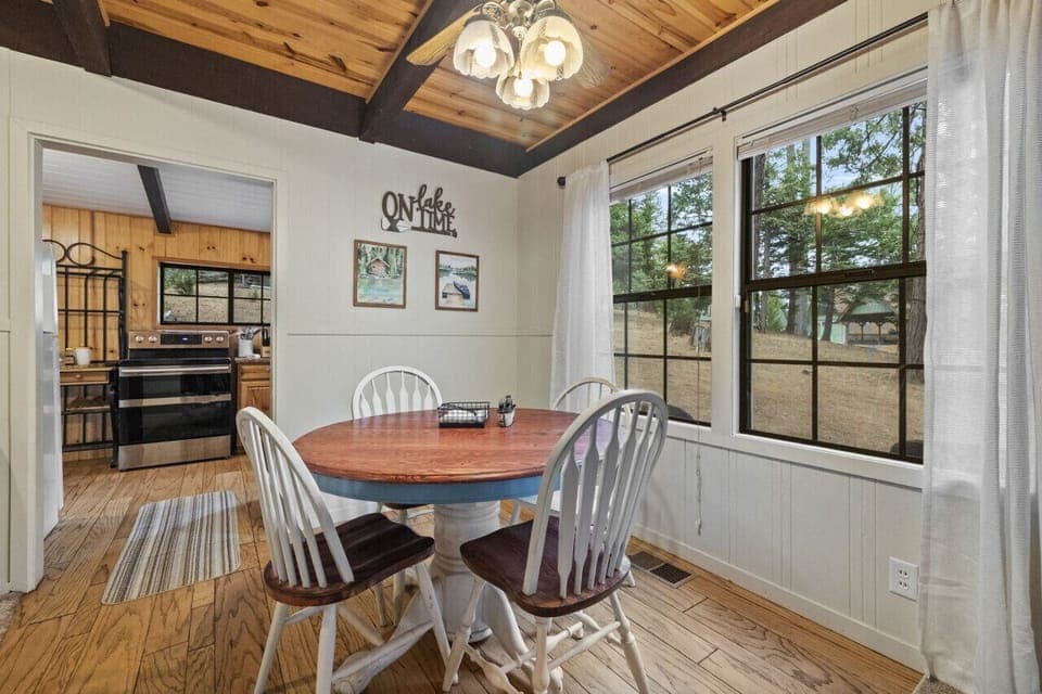 Dinner tastes better with a view