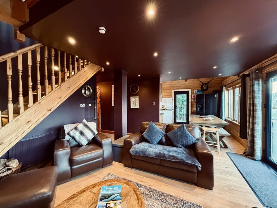 Open plan living dining kitchen