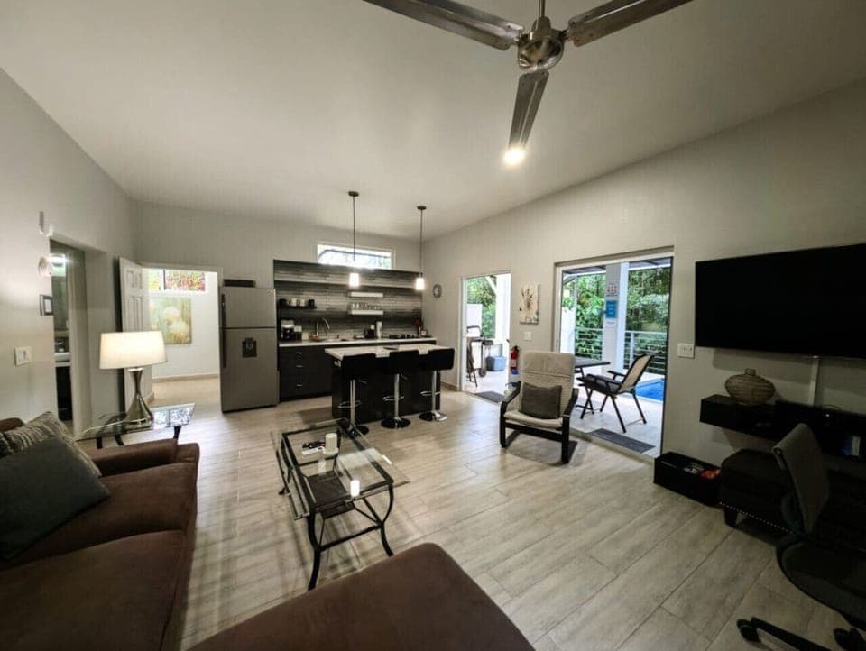 Open Living room & Kitchen