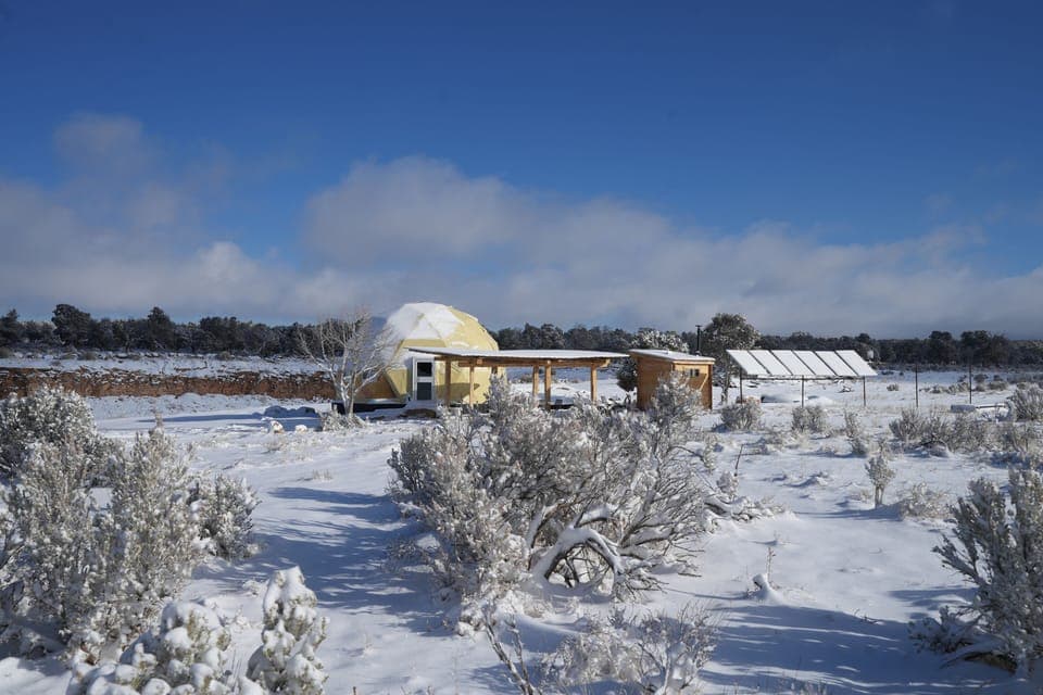 A fresh snowfall