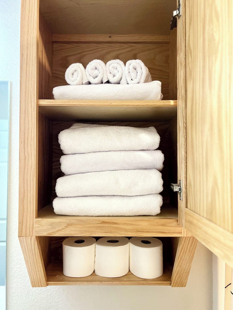 Fully stocked with towels