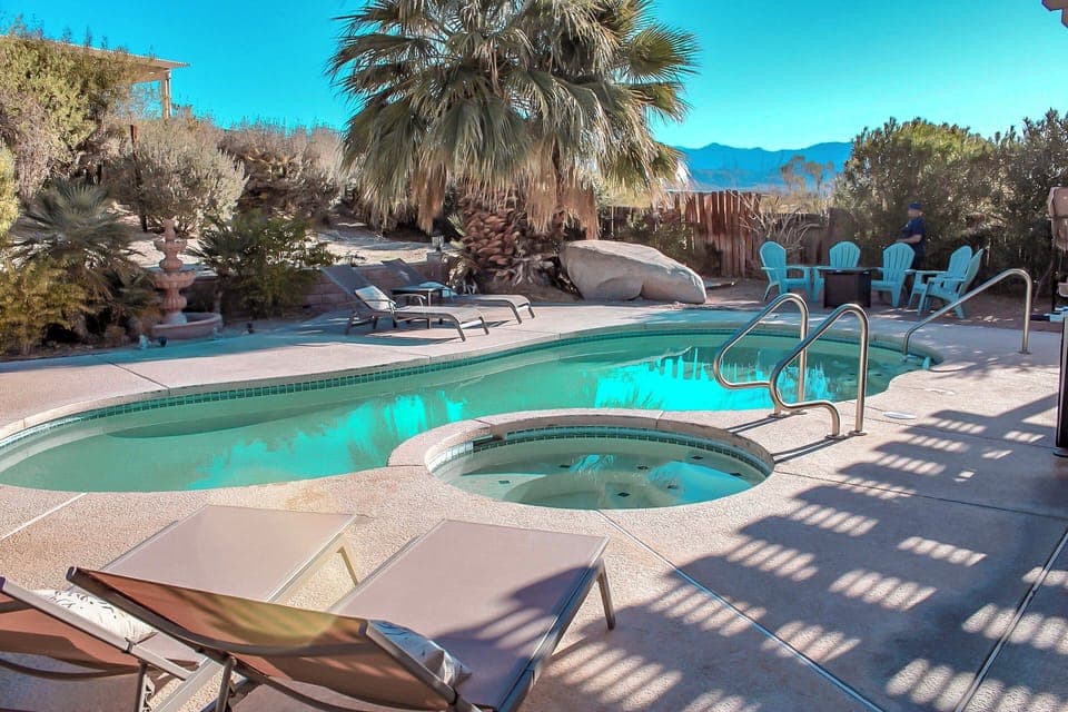 Desert Hot Springs Vacation Rental | 2BR | 2BA | 1,300 Sq Ft | Steps Required