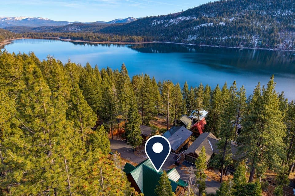 Just a stone's throw from Donner Lake.