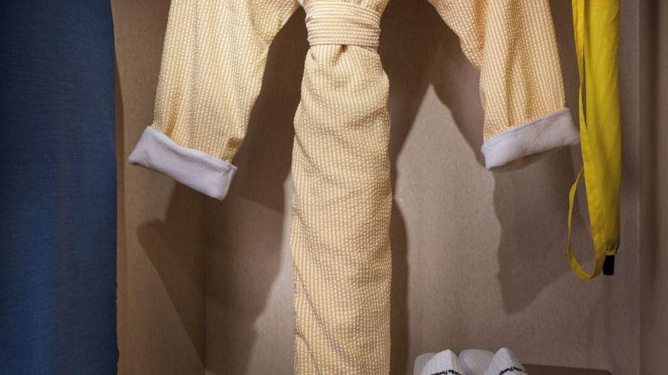 Slip into a plush robe and settle into vacation mode.