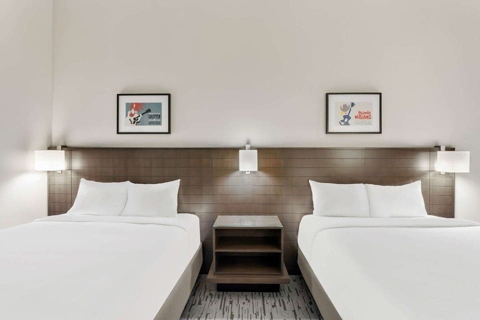 Stretch out with generous beds, plush pillows, and quiet comfort.