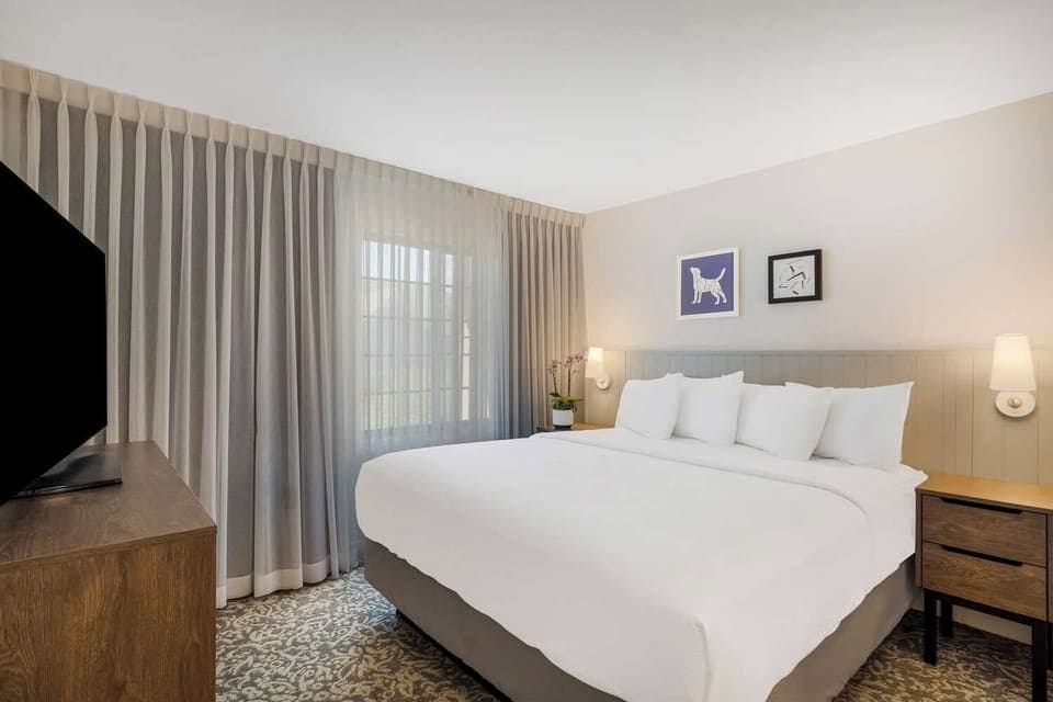 Sink into cloud-soft bedding and wake up refreshed.