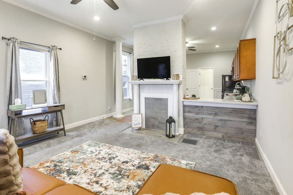 Covington Vacation Rental | 1BR | 1BA | 5 Steps to Enter | 800 Sq Ft