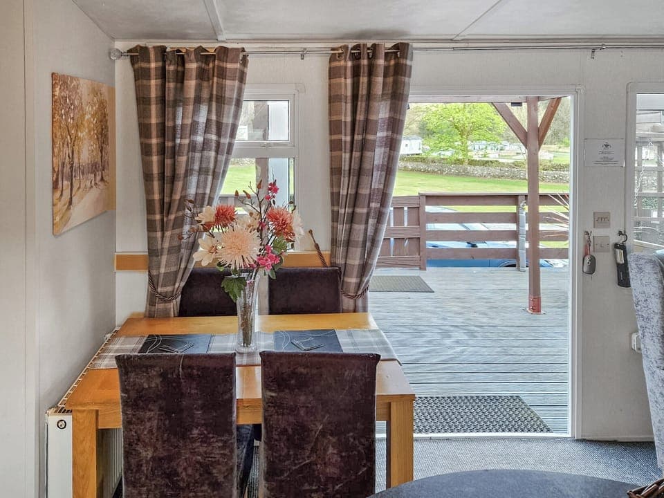 Dining Area | Roe Meadow 3 - K & J&rsquo;s Hot Tub Retreats, Newton Stewart