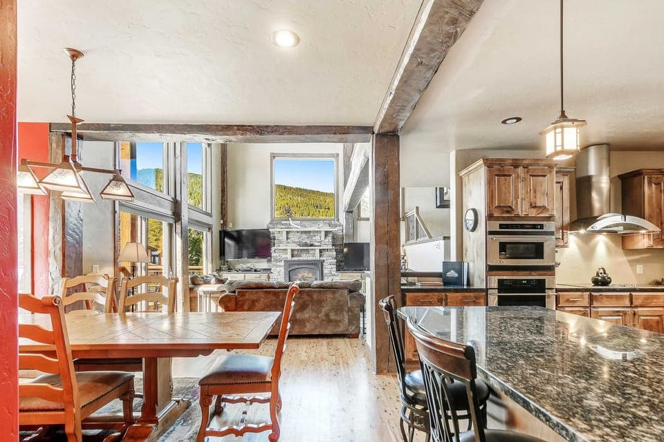 Enjoy the breezy, open flow of the main level’s living spaces