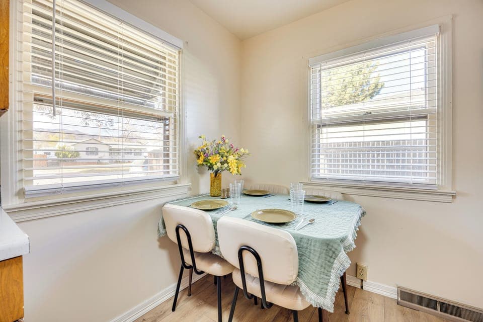 Dining Area | Dishware & Flatware | Main Level