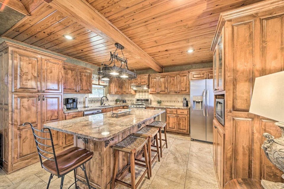 Fully stocked kitchen