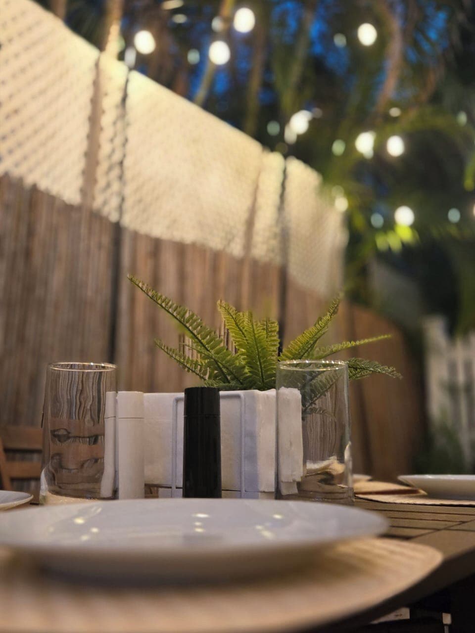 Outdoor dining